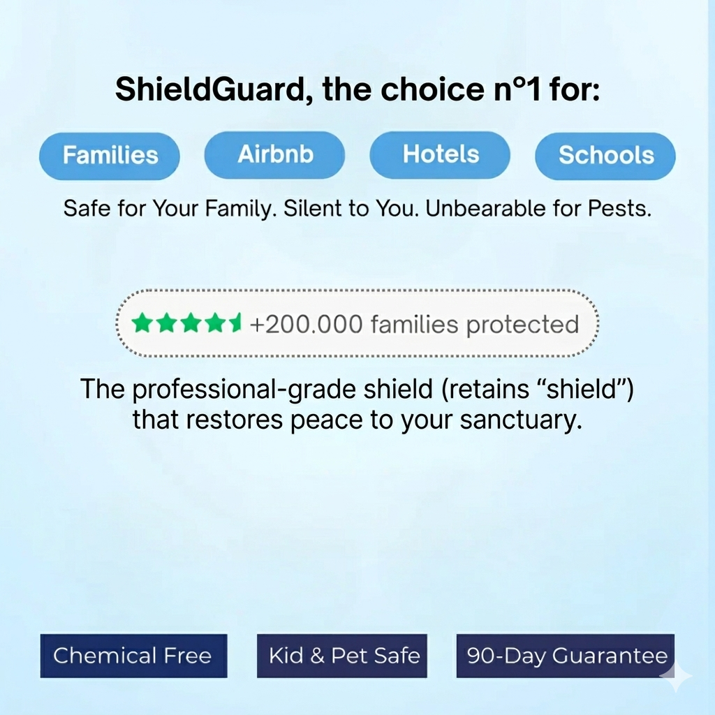 Shield Pro | Get Your Home Back. No Chemicals. No Exterminator.